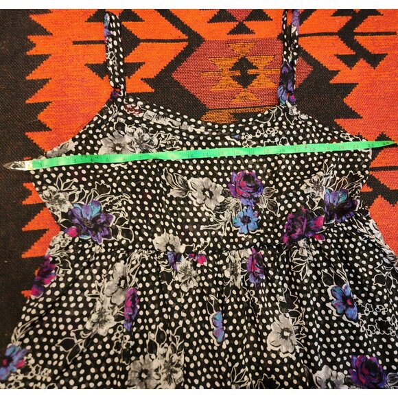 Torrid Women's Plus Size 2 Polka Dot & Floral Print Camisole Swing Top. - Picture 6 of 10